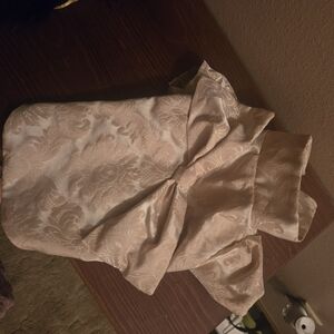 Cute Tan Handmade Dog Jacket, Velcro closure, Size Small